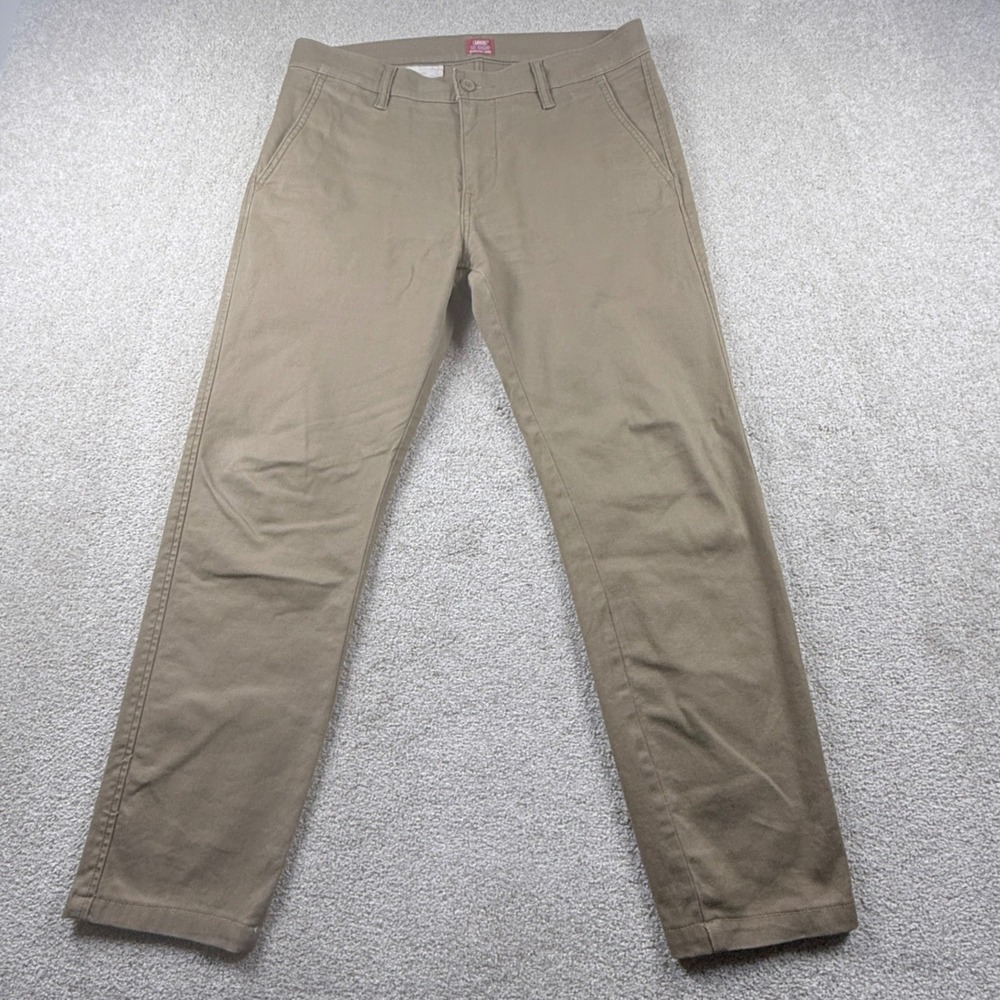 Levi's XX Chino Pants Mens 32x27.5 (tag 29x30) Brown Standard Taper Stretch